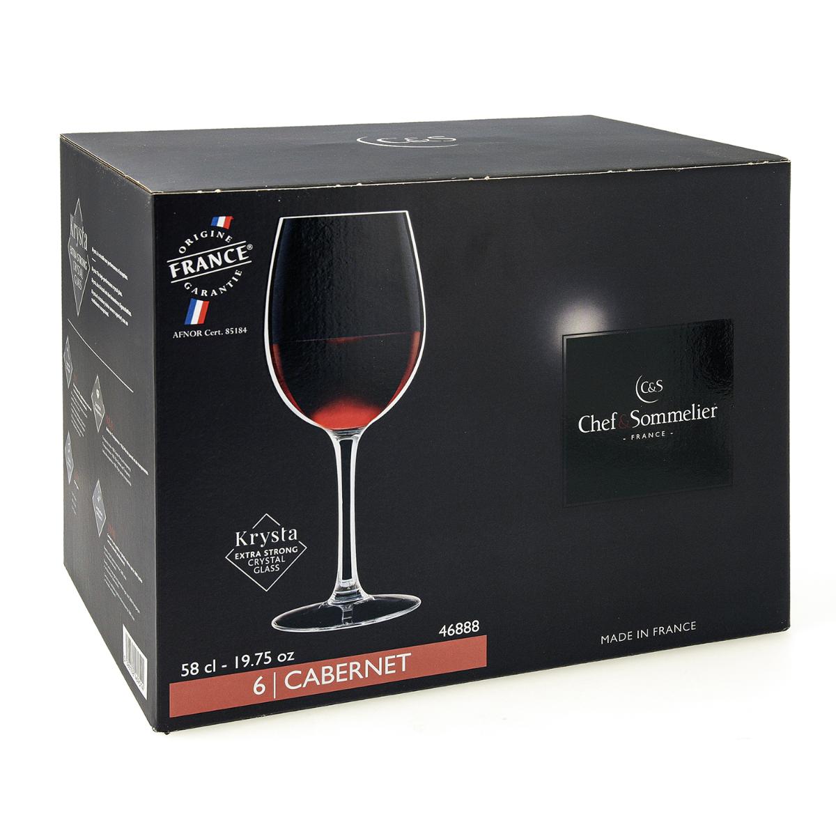 CAJA 6 COPAS TULIP VINO KRYSTA