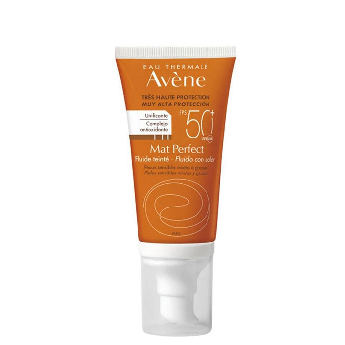 Avéne  Mat Perfect Fluido 50+ Con Color 50ml