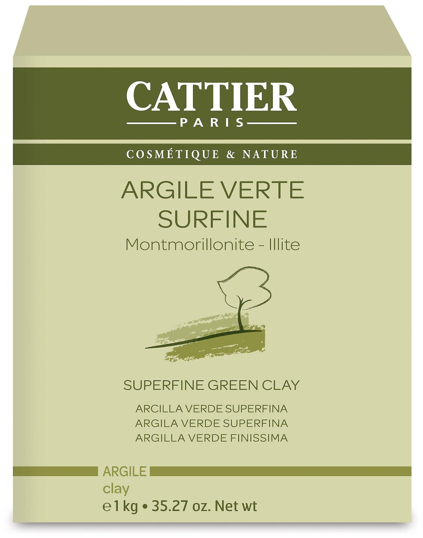 Cattier Paris Cattier Arcilla Verde Superfina 1kg