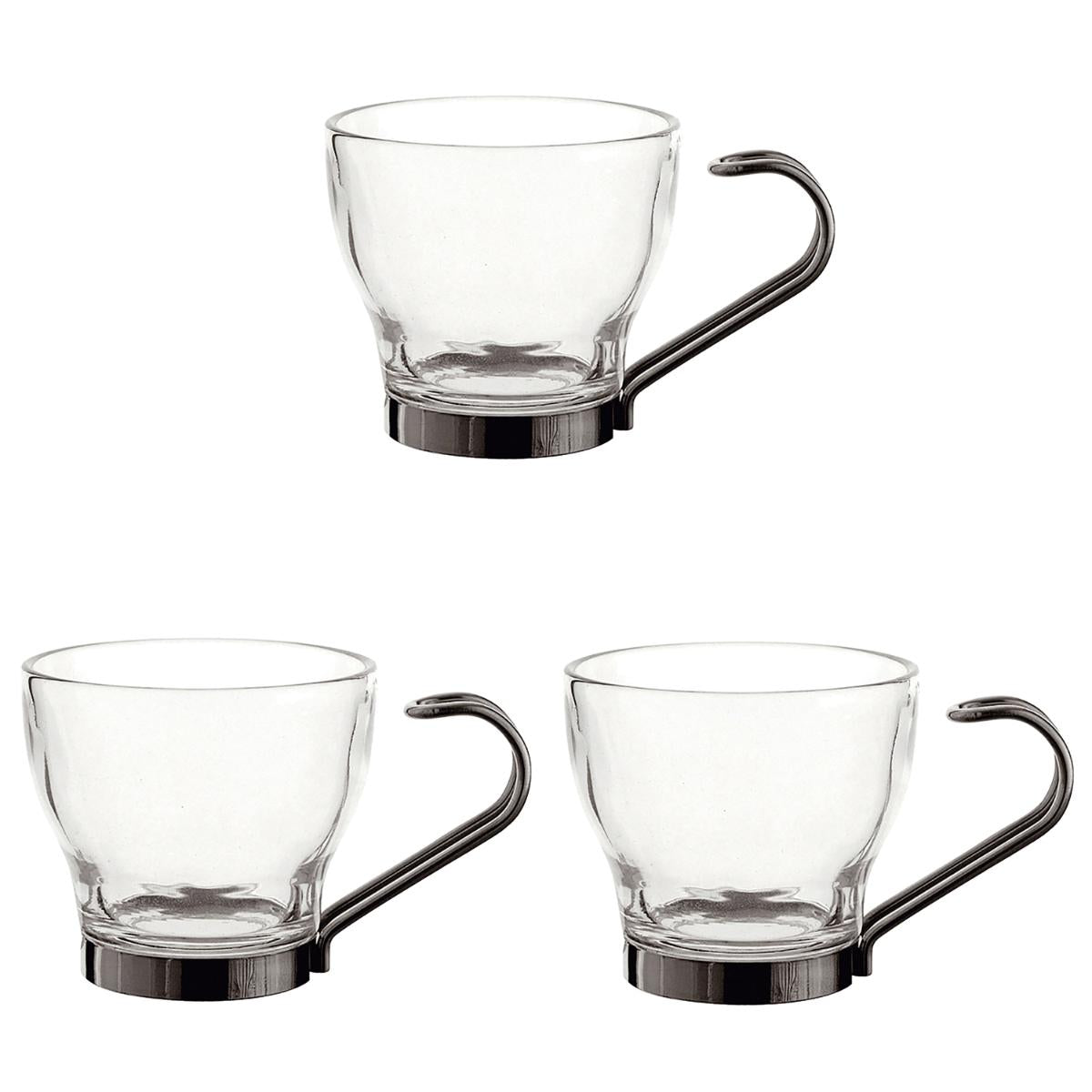 SET 3 TAZAS VIDRIO