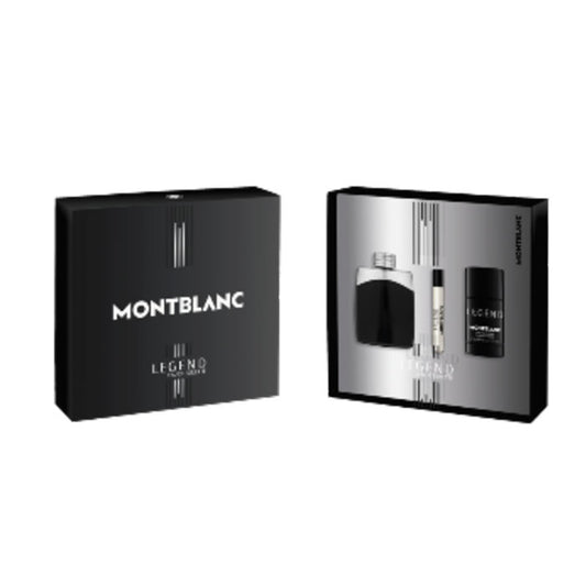 Montblanc Legend Eau De Toilette Spray 100ml Set 3 Piezas