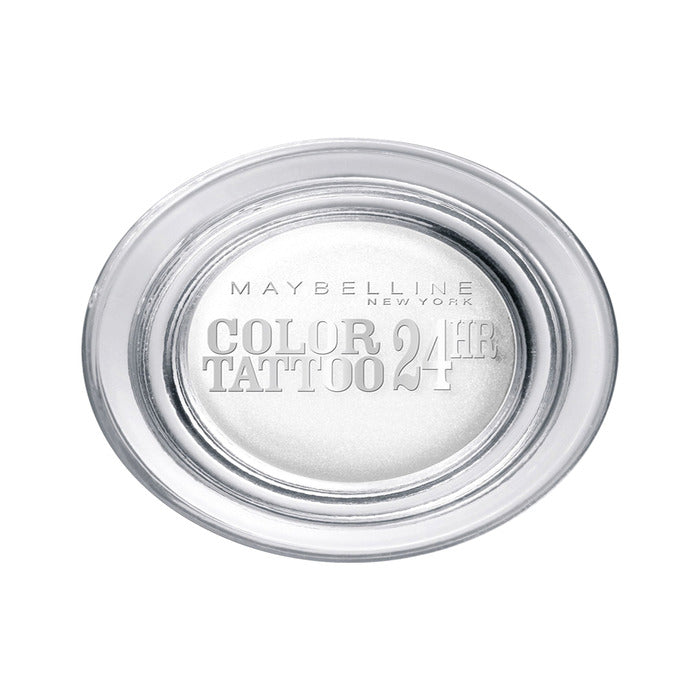 Maybelline Color Tattoo 24h Sombras De Ojos Larga Duración, 45 Infinite White Blanca