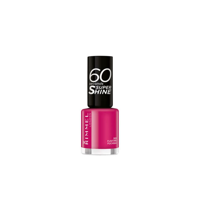 Rimmel Esmalte De Uñas 60 Seconds Super Shine 323 Funtime Fuchsia