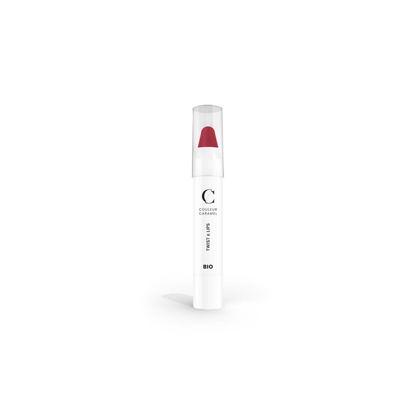 Couleur Caramel Twist y Lips Barra De Labios 404 Rosy Red 1un