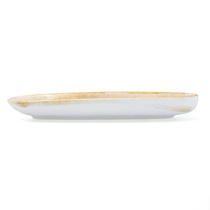 PLATO RECTANGULAR BLANCO PORCELANA