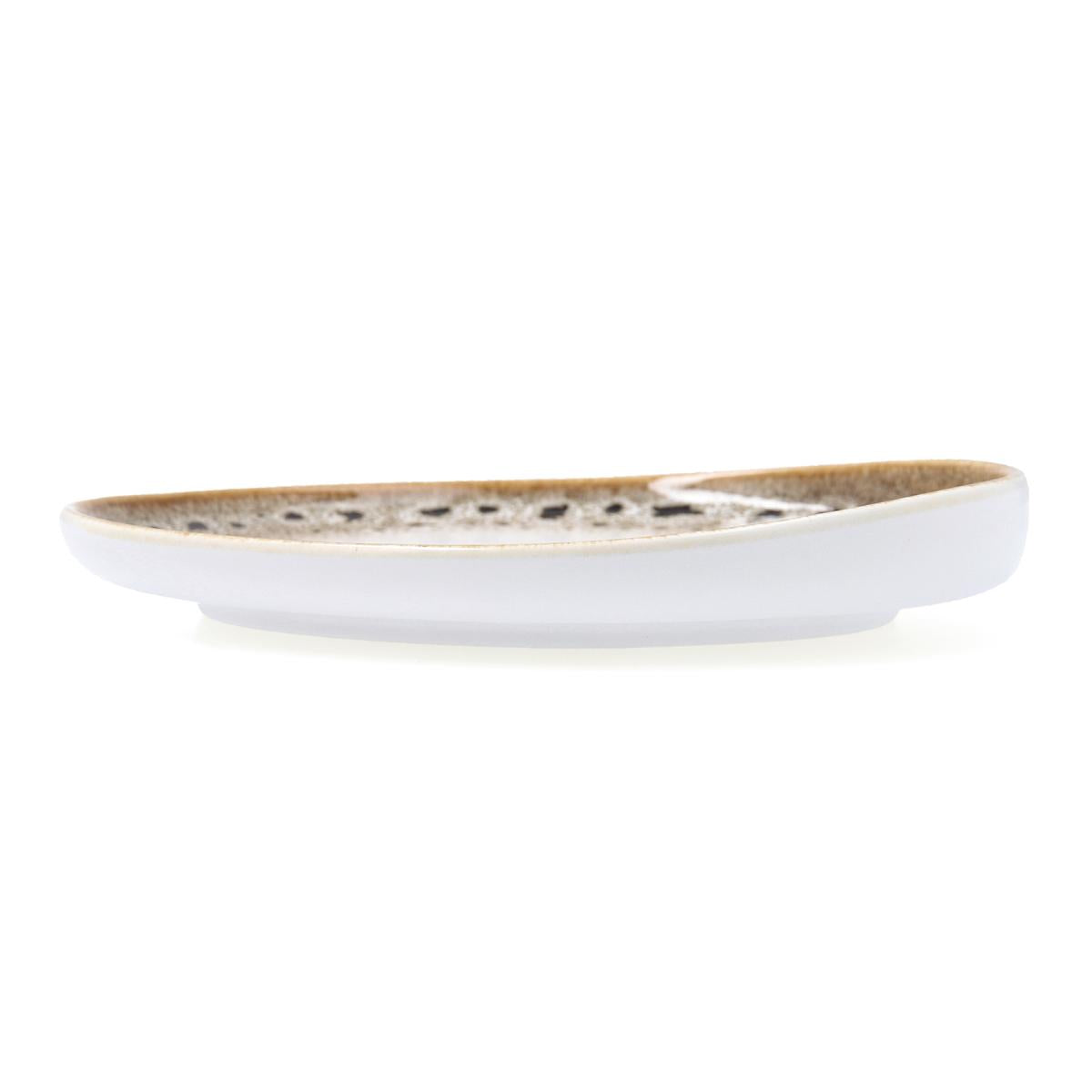 PLATO OVAL BLANCO PORCELANA