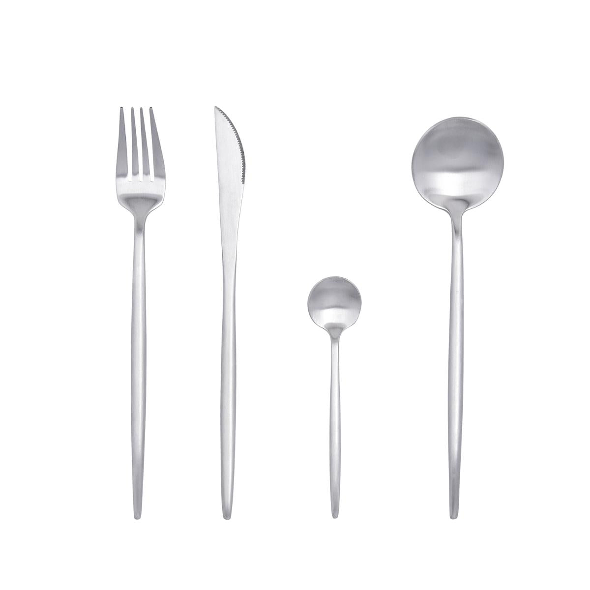 SET 6 CUCHILLOS MESA ACERO INOX