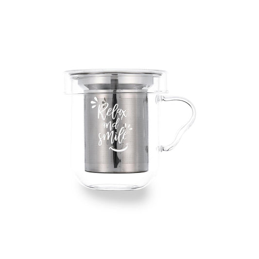 TAZA VIDRIO FILTRO INOX