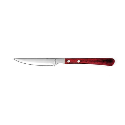 CUCHILLO CHULETERO ACERO INOX Y MADERA