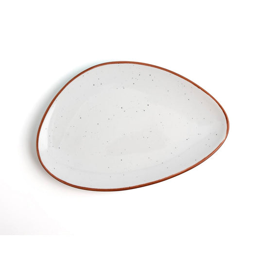 PLATO TRIANGULAR PORCELANA