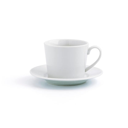 SET 6 TAZAS CON PLATO PORCELANA