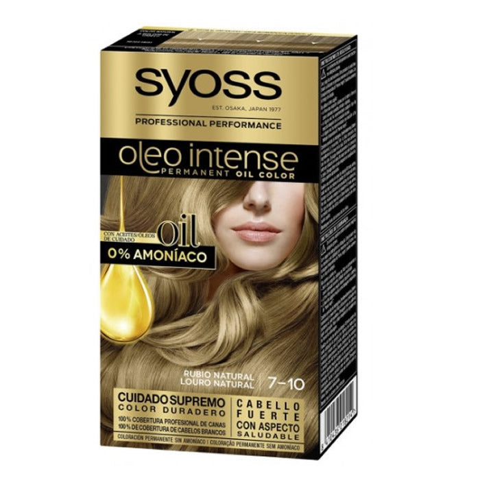 Syoss Oleo Intense Tinte Permanente 7-10 Rubio Natural