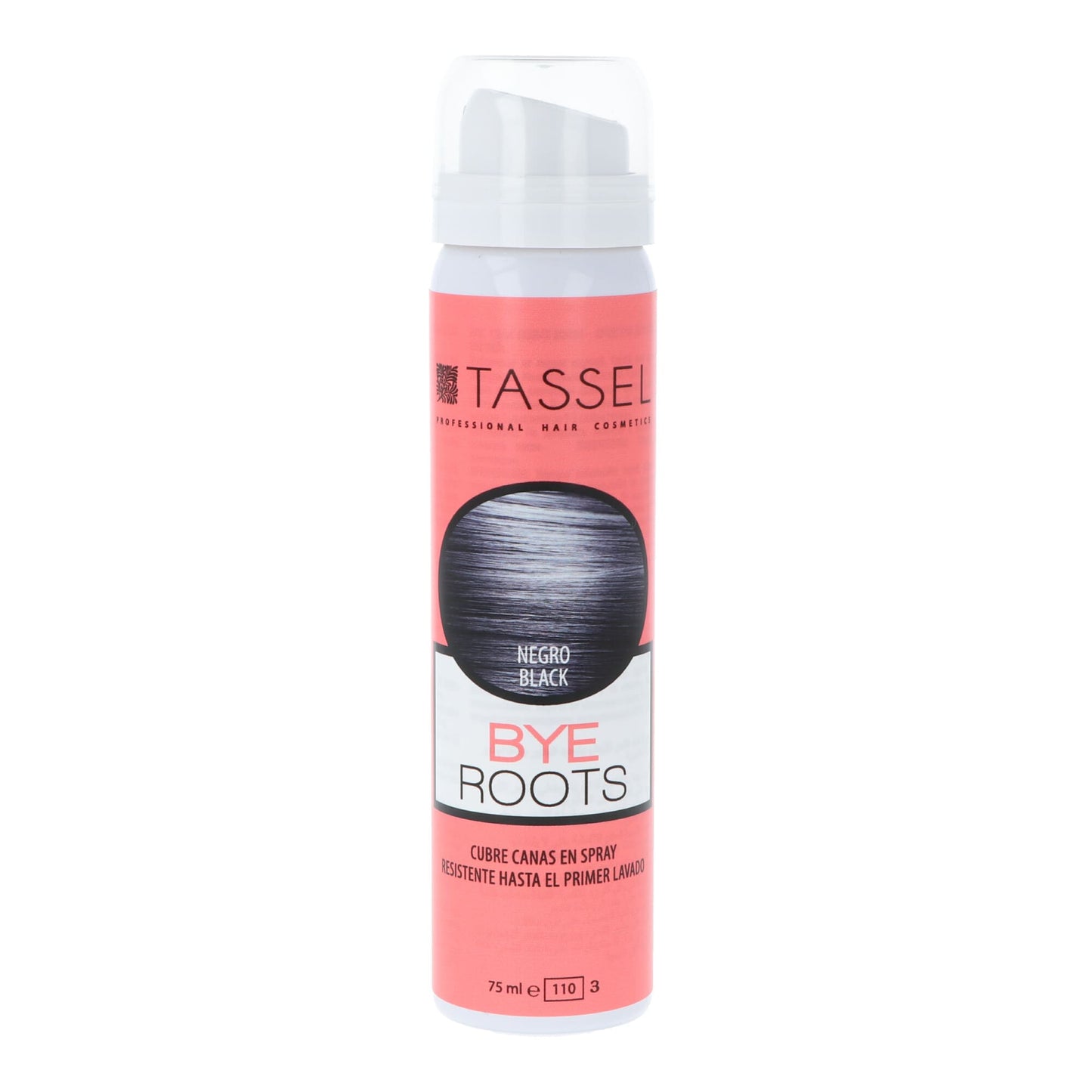 Eurostil Tassel Bye Roots Cubre Canas En Spray Negro 75ml