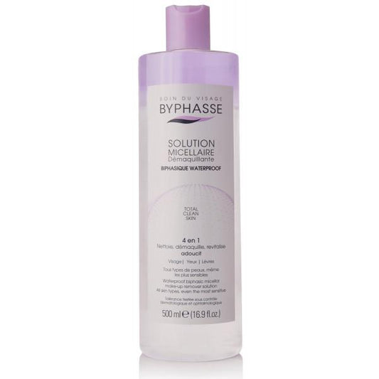 Byphasse Solución Micelar Desmaquillante Bifásica Waterproof 500ml