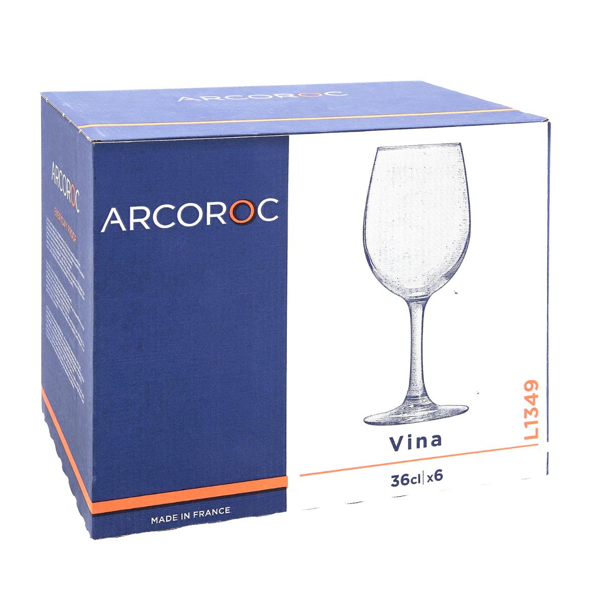 CAJA 6 COPAS VINO VIDRIO