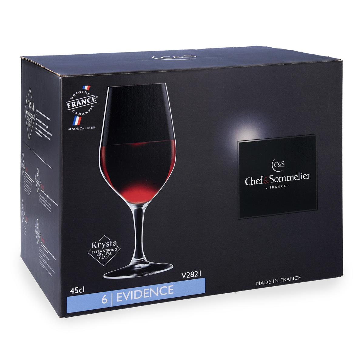 CAJA 6 COPAS VINO KRYSTA