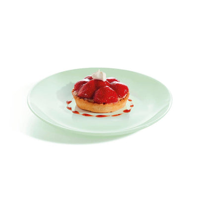 PLATO POSTRE VIDRIO OPAL