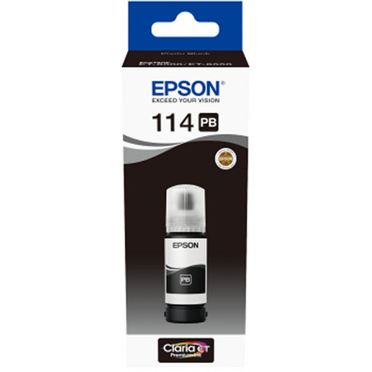 Epson Botella Tinta Ecotank 114 Negro Foto