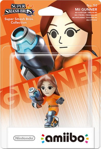 AMiiBO S. SMASH BROS: Mii GUNNER (IMP)