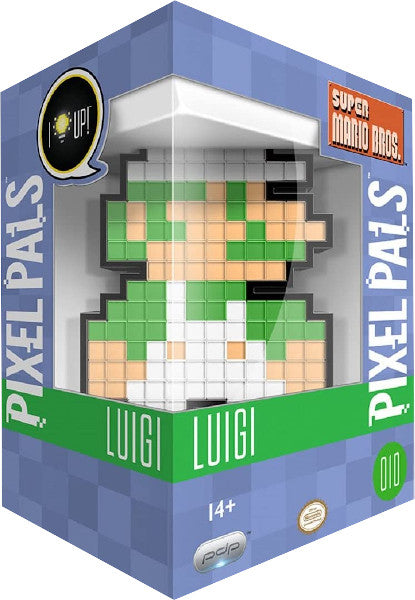 PIXEL PALS 8 BIT LUIGI 15 CM