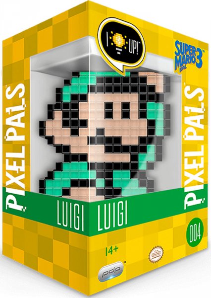 PIXEL PALS LUIGI SUPER MARIO BROS 3 (004) 15 CM