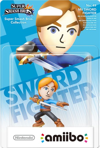 AMiiBO S. SMASH BROS: Mii SWORD FIGHTER (IMP)