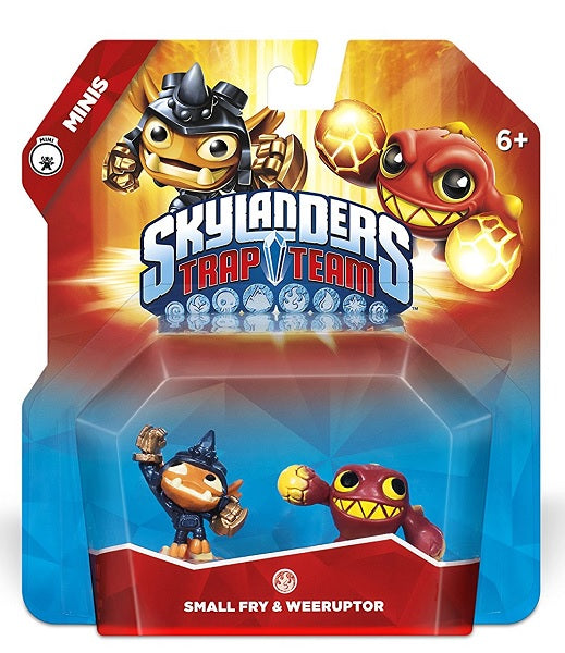 SKYLANDERS TRAP TEAM MINIS (SMALL FRY & WEERUPTOR)