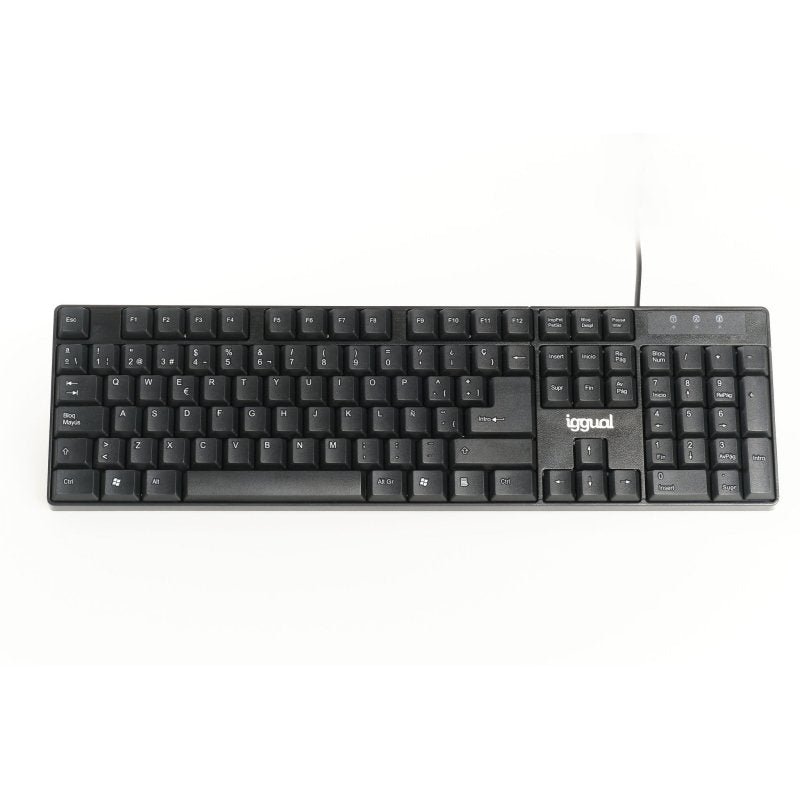 iggual Teclado estándar CK-FRAMELESS-105T negro