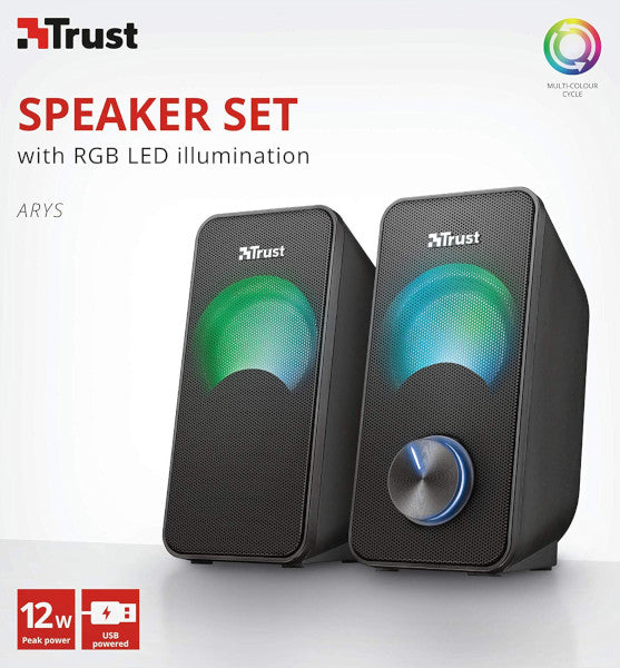 TRUST SPEAKER SET ARYS RGB LED ILUMINATION