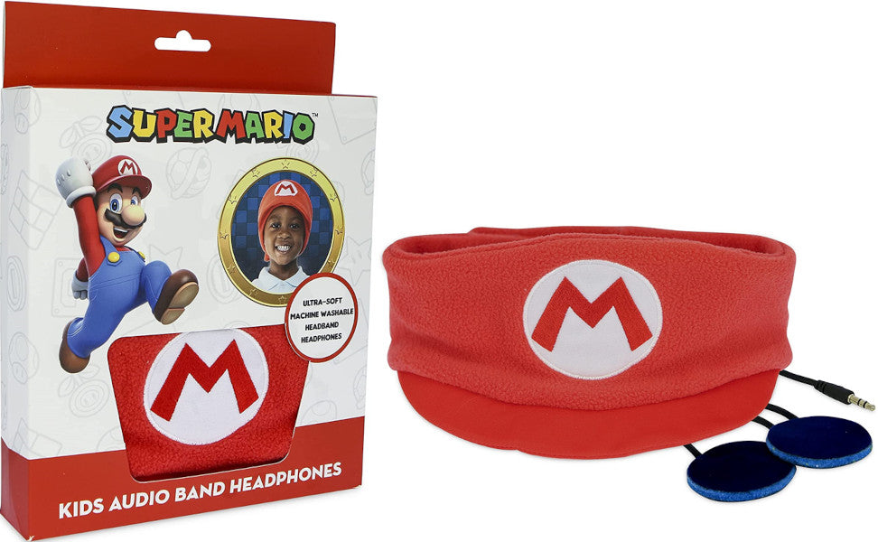 OTL KIDS AUDIO BAND HEADPHONES SUPER MARIO (PS4/XBOX/SWITCH/MOVIL/TABLET)