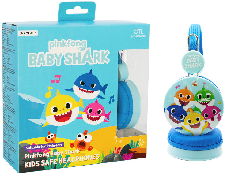 OTL HEADPHONES BABY SHARK (PS4/XBOX/SWITCH/MOVIL/TABLET)