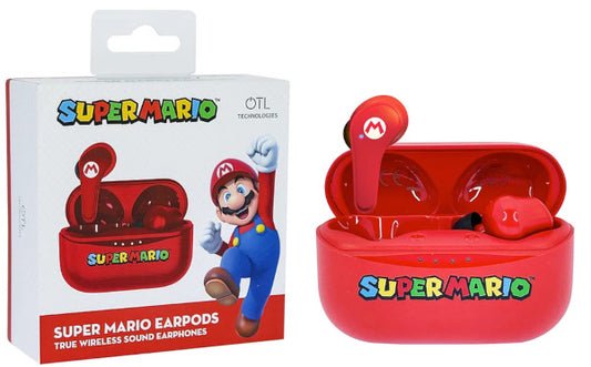 OTL WIRELESS EARPODS SUPER MARIO RED (ROJO)