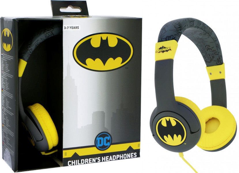 OTL WIRED HEADPHONES DC BATMAN (PS4/XBOX/SWITCH/MOVIL/TABLET)