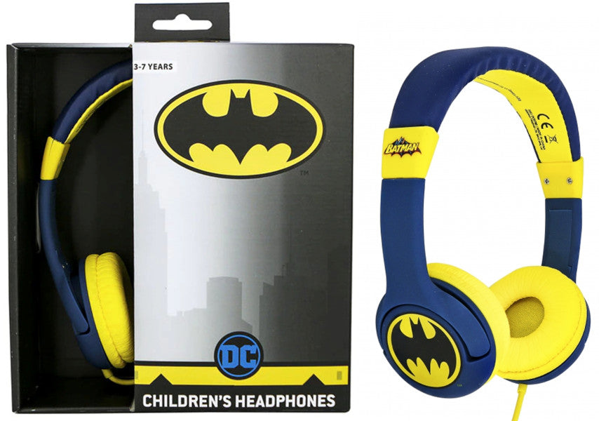 OTL WIRED HEADPHONE BATMAN MURCIELAGO (PS4/XBOX/SWITCH/MOVIL/TABLET) (3-7 AÑOS)