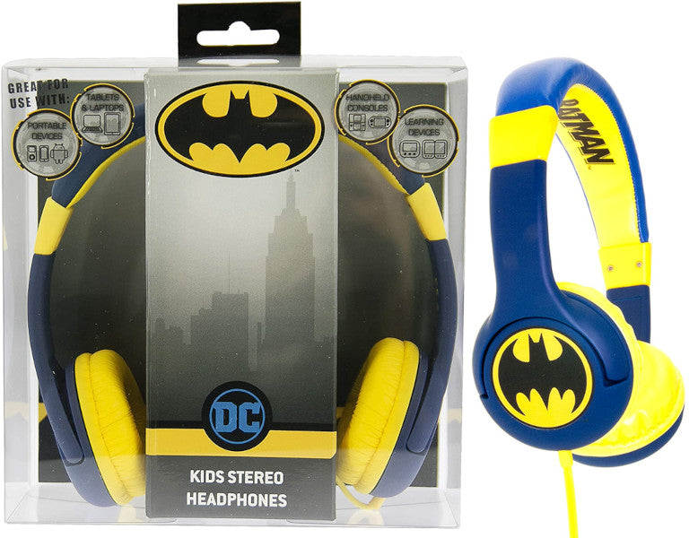 OTL WIRED HEADPHONES DC BATMAN (PS4/XBOX/SWITCH/MOVIL/TABLET)