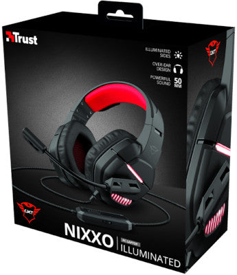 TRUST GAMING HEADSET NIXXO ILLUMINATED GXT448