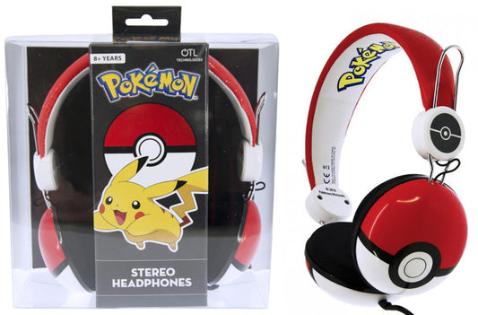 OTL STEREO HEADPHONE POKEMON POKEBALL (SWITCH/MOVIL/TABLET)