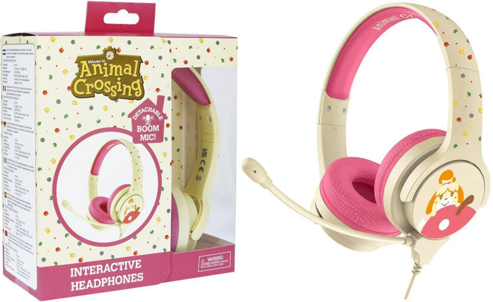 OTL HEADPHONESS ANIMAL CROSSING ISABELLE PINK & CREAM (ROSA/CREMA) (PS4/XBOX/SWITCH/MOVIL/TABLET)