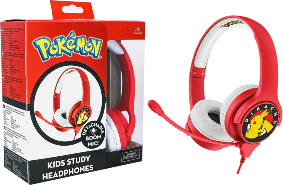 OTL HEADPHONES POKEMON PIKACHU RED (PS4/XBOX/SWITCH/MOVIL/TABLET)