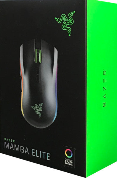 RAZER MOUSE MAMBA ELITE (SENSOR OPTICO DE 16.000 PPP REALES)