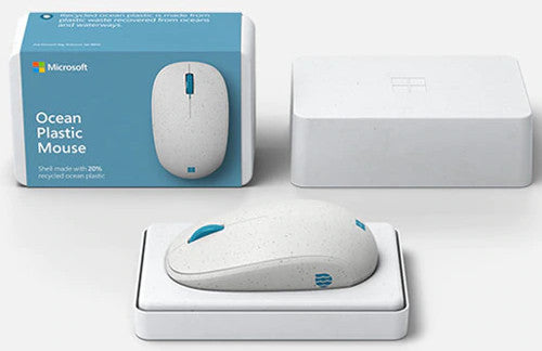 MICROSOFT BLUETOOTH MOUSE OCEAN PLASTIC (LIMITED EDITION) (SENSOR OPTICO DE 1.000 PPP REALES)