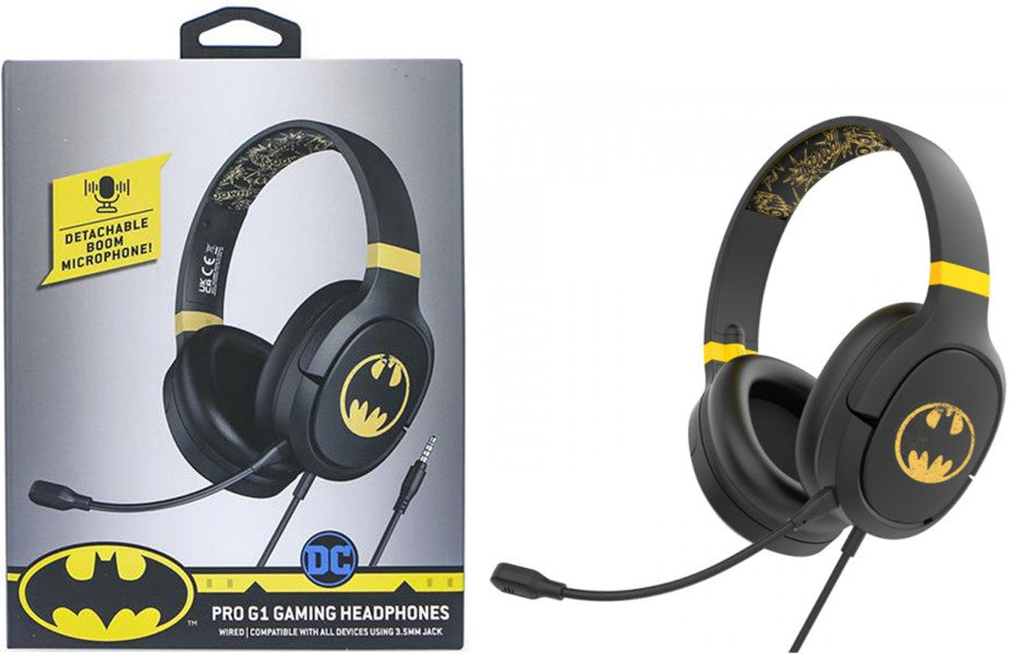 OTL PRO G1 GAMING HEADPHONES DC COMIC BATMAN (SWITCH/TABLET/MOVIL/PC)