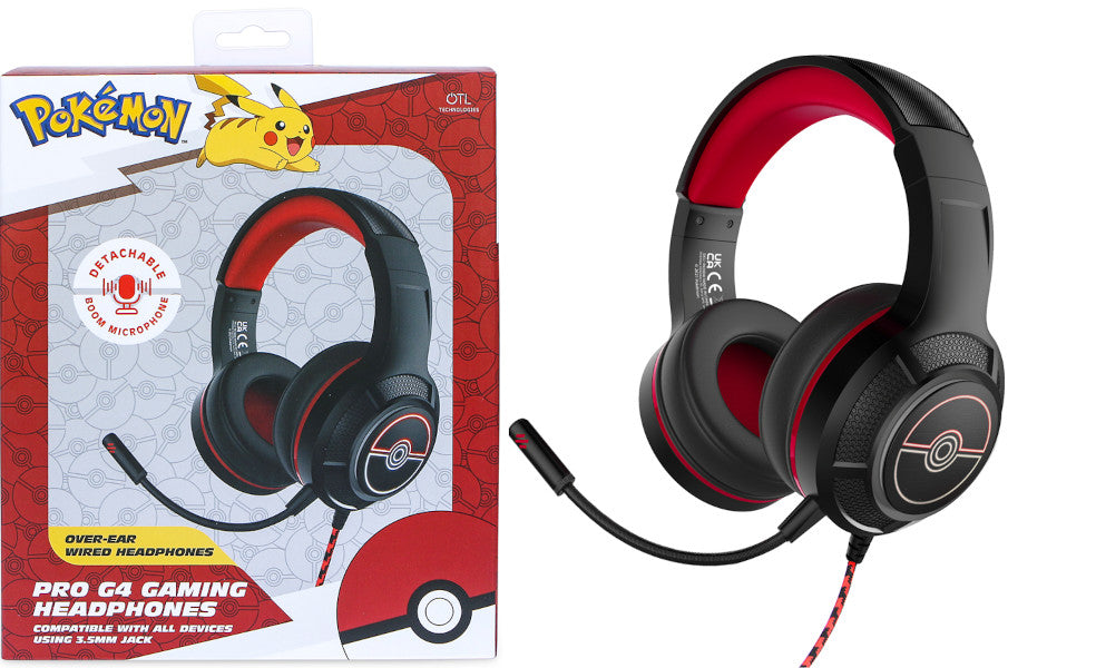 OTL PRO G4 GAMING HEADPHONES POKEMON POKEBALL (CONSOLA/TABLET/MOVIL/PC)