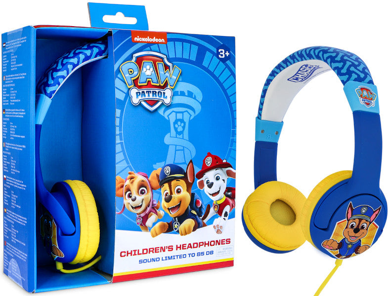 OTL WIRED HEADPHONES PAW PATROL CHASE (PS4/XBOX/SWITCH/MOVIL/TABLET) (3-7 AÑOS)