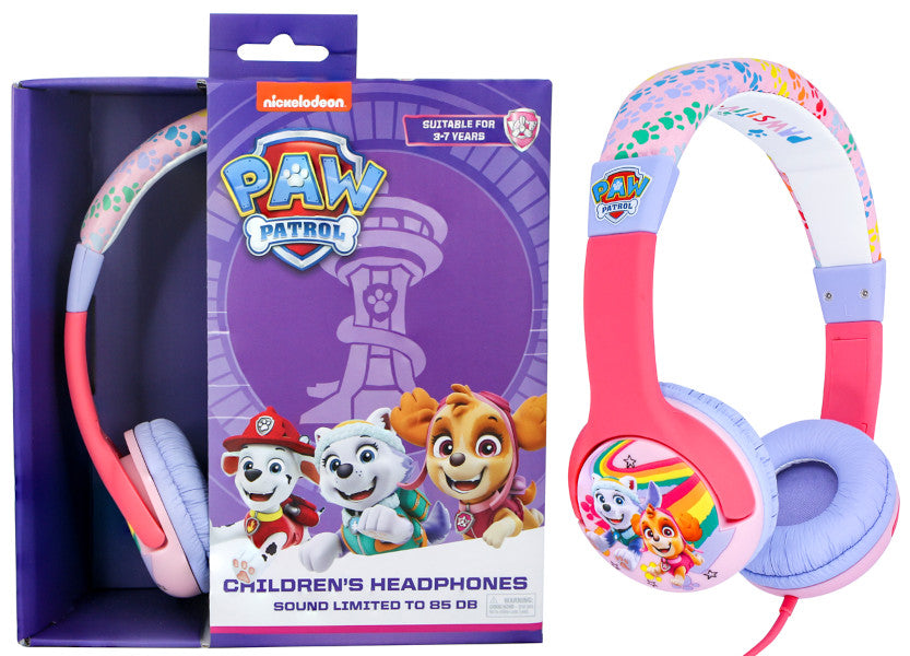 OTL WIRED HEADPHONES PAW PATROL SKYE AND EVEREST (PS4/XBOX/SWITCH/MOVIL/TABLET) (3-7 AÑOS)