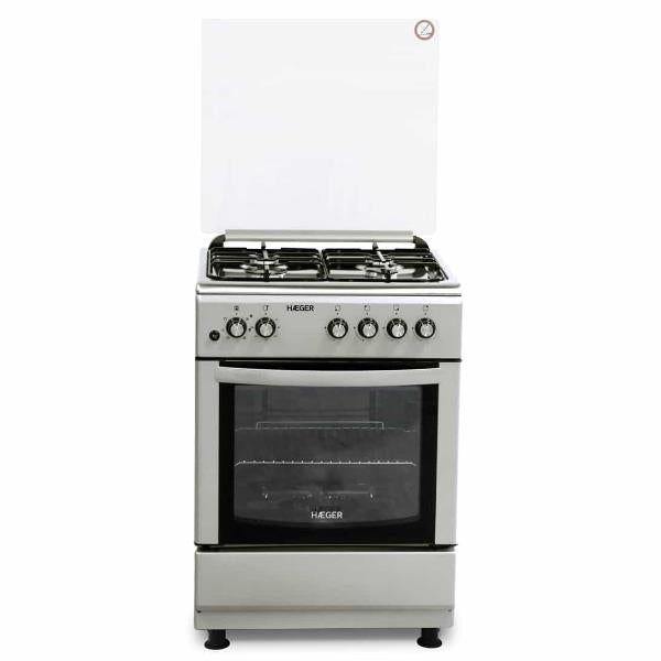 COCINA GAS Y HORNO 60X60 GRIS