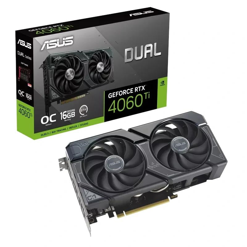 ASUS VGA NVIDIA DUAL-RTX4060Ti-O16G 16GB DDR6