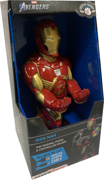 FIGURA CABLE GUYS IRON MAN EVERGREEN (2M CABLE USB)