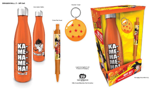 MEGACAJA REGALO DRAGON BALL Z (INCLUYE: BOTELLA / LLAVERO & BOLI)