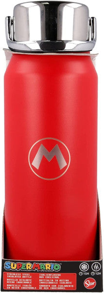 BOTELLA TERMO ACERO INOXIDABLE CON ASA SUPER MARIO 505 ML (BOTTLE)